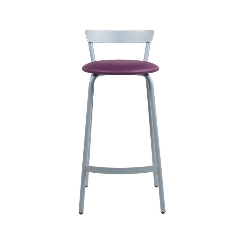 Xoxo Carrier® - Tabouret snack fabriqué en France structure en métal et assise rembourrée