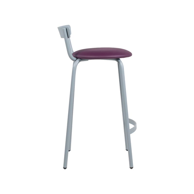 Xoxo Carrier® - Tabouret snack fabriqué en France structure en métal et assise rembourrée