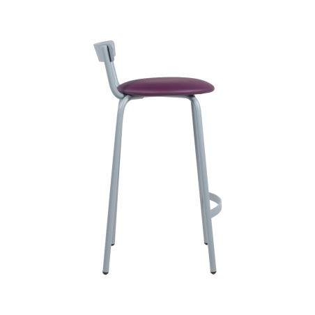 Xoxo Carrier® - Tabouret snack fabriqué en France structure en métal et assise rembourrée
