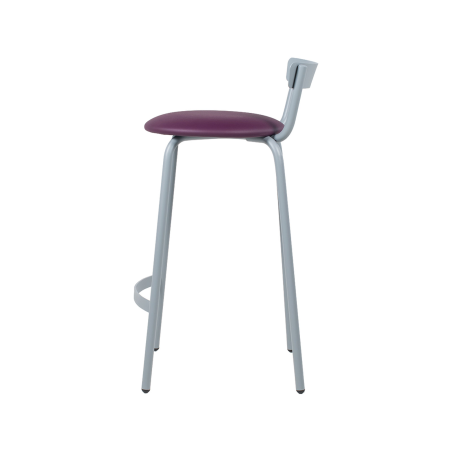 Xoxo Carrier® - Tabouret snack fabriqué en France structure en métal et assise rembourrée