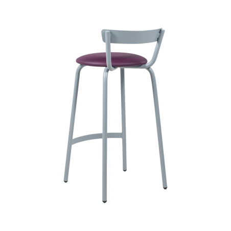 Xoxo Carrier® - Tabouret snack fabriqué en France structure en métal et assise rembourrée