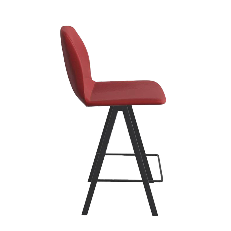 Ona - Tabouret snack en tissu style moderne
