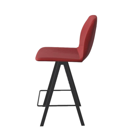 Ona - Tabouret snack en tissu style moderne