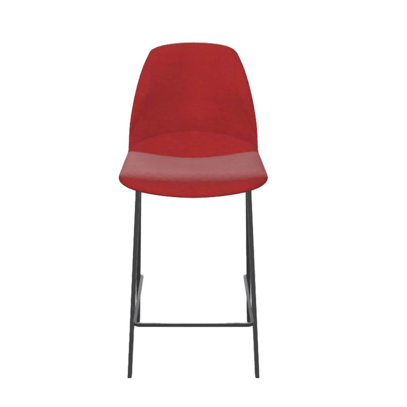 Ona - Tabouret snack en tissu style moderne