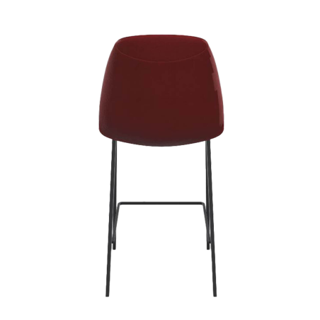 Ona - Tabouret snack en tissu style moderne