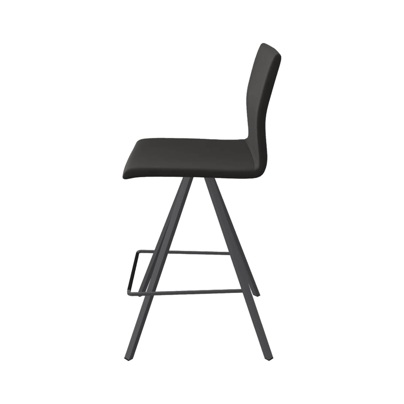 Silva - Tabouret snack design tissu et métal