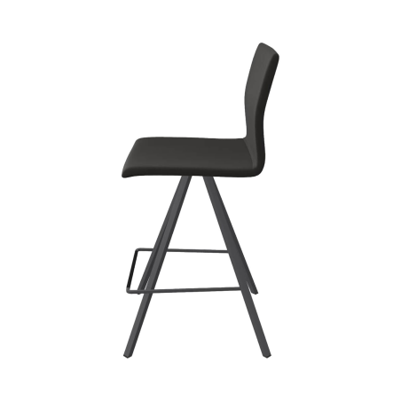 Silva - Tabouret snack design tissu et métal