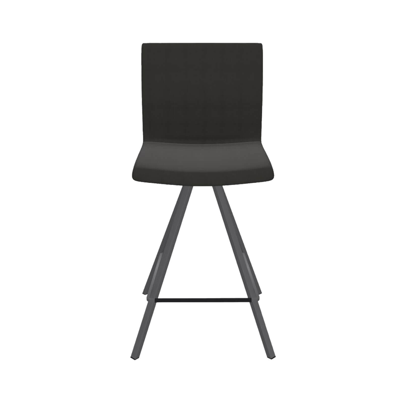 Silva - Tabouret snack design tissu et métal