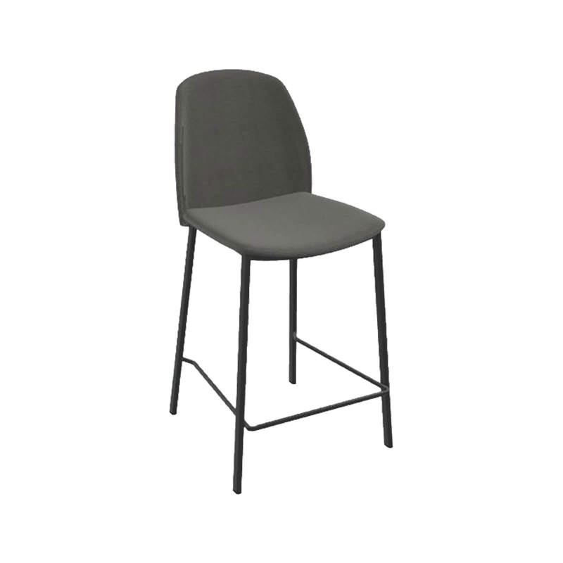 Olivia - Tabouret snack moderne en tissu