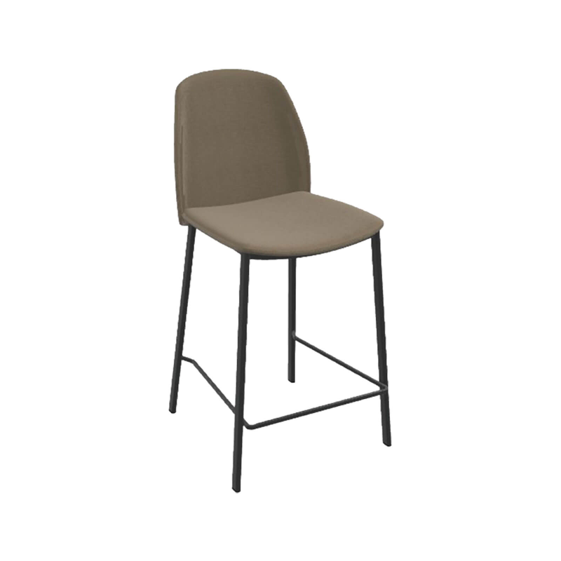 Olivia - Tabouret snack moderne en tissu