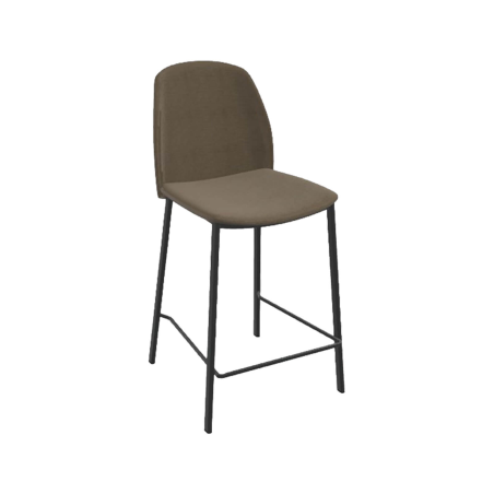 Olivia - Tabouret snack moderne en tissu