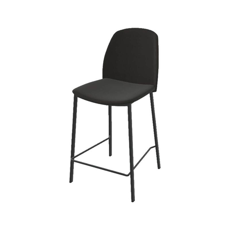 Olivia - Tabouret snack moderne en tissu