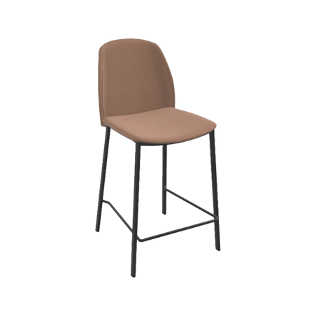 Olivia - Tabouret snack moderne en tissu