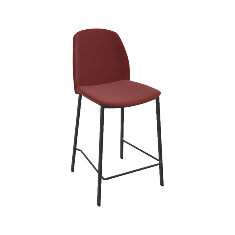 Olivia - Tabouret snack moderne en tissu