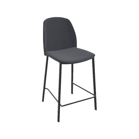Olivia - Tabouret snack moderne en tissu