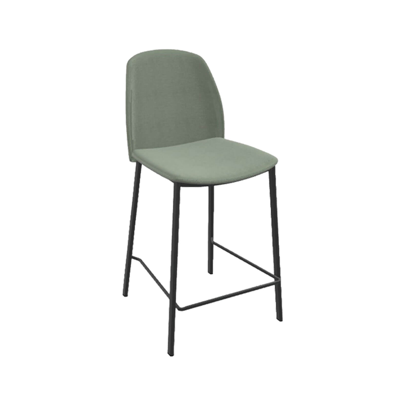 Olivia - Tabouret snack moderne en tissu