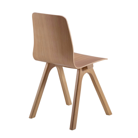 Chevron - Chaise de designer en bois