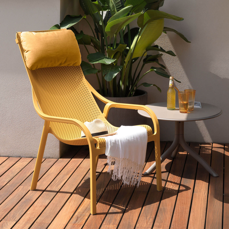 Spritz - Table de jardin à hauteur modulable en polypropylène