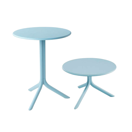 Spritz - Table de jardin à hauteur modulable en polypropylène