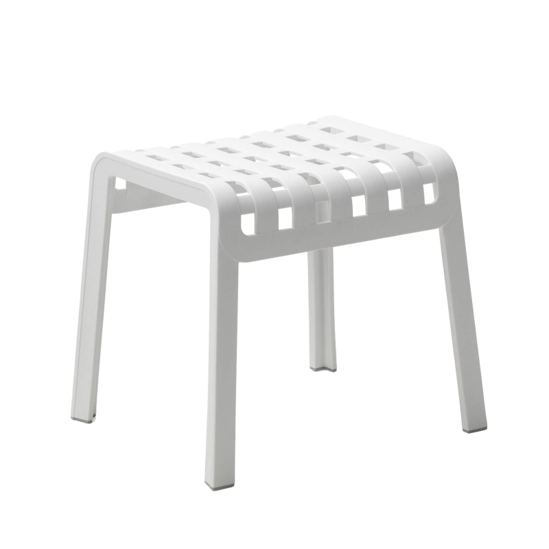 Poggio - Tabouret bas design empilable en polypropylène