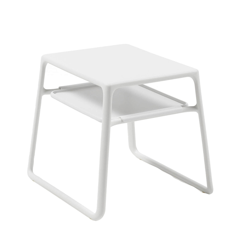 Pop - Table basse de jardin carrée empilable en polypropylène
