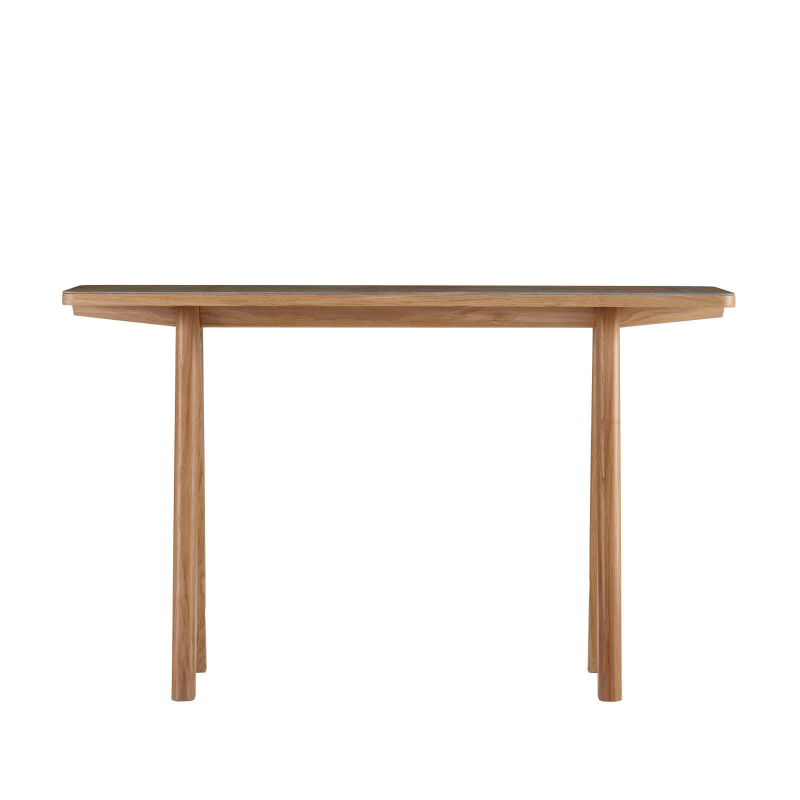 Chevron - Console design en céramique et bois massif