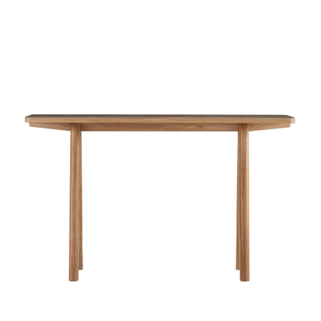 Chevron - Console design en céramique et bois massif