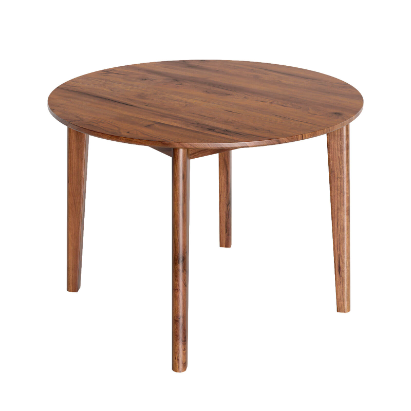 SM120 - Table ronde extensible en bois style scandinave fabrication danoise
