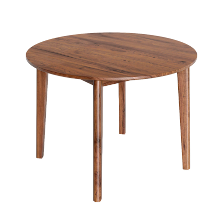 SM120 - Table ronde extensible en bois style scandinave fabrication danoise
