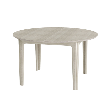 SM112 - Table ronde extensible en bois massif conçue au Danemark