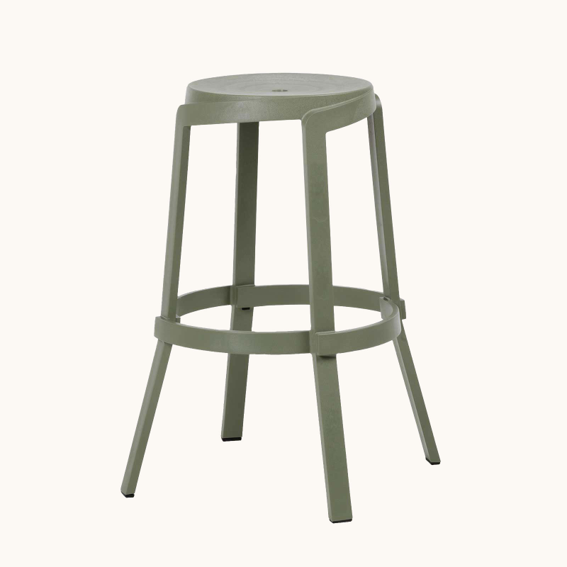 Stack Maxi - Tabouret de bar recyclé et empilable