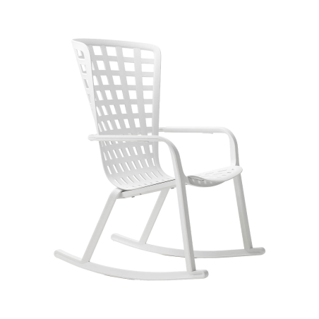 Folio - Rocking chair design extérieur réglable en polypropylène 