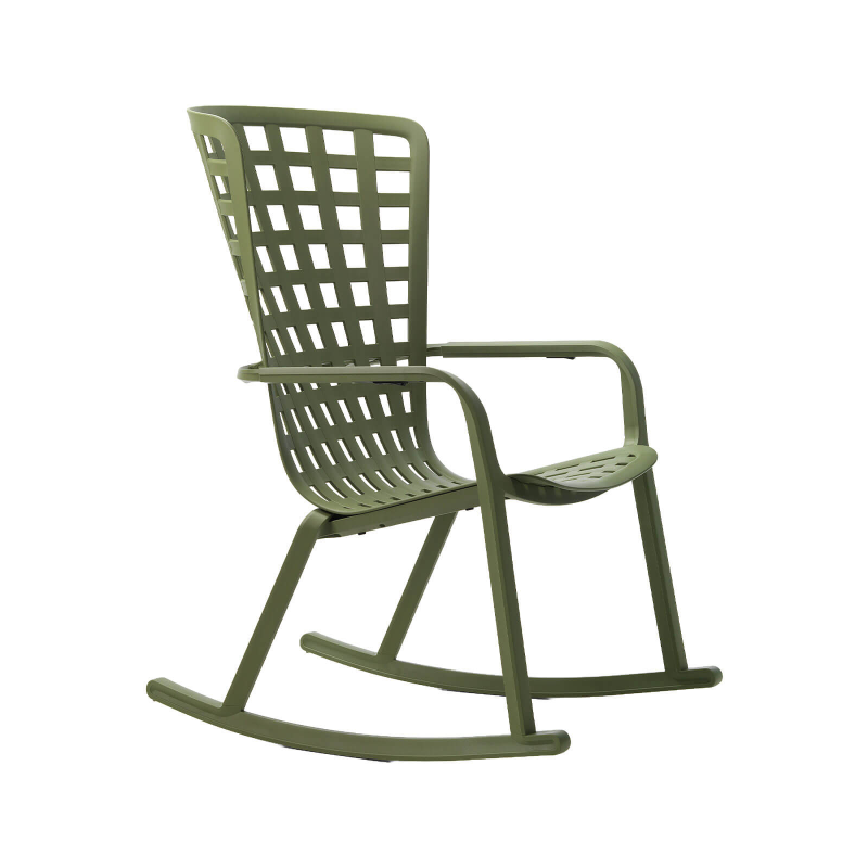 Folio - Rocking chair design réglable en polypropylène 