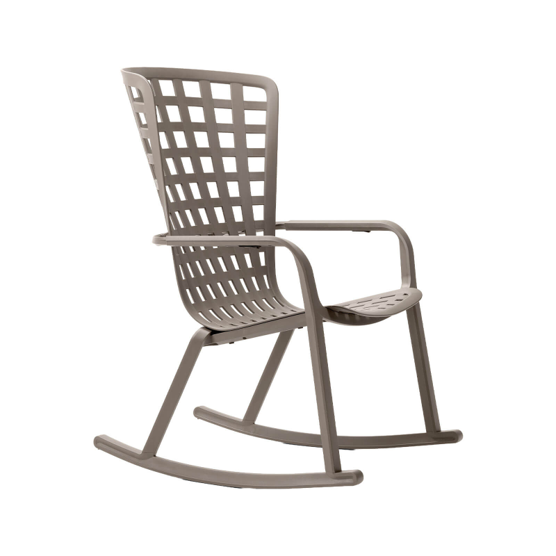 Folio - Rocking chair design réglable en polypropylène 