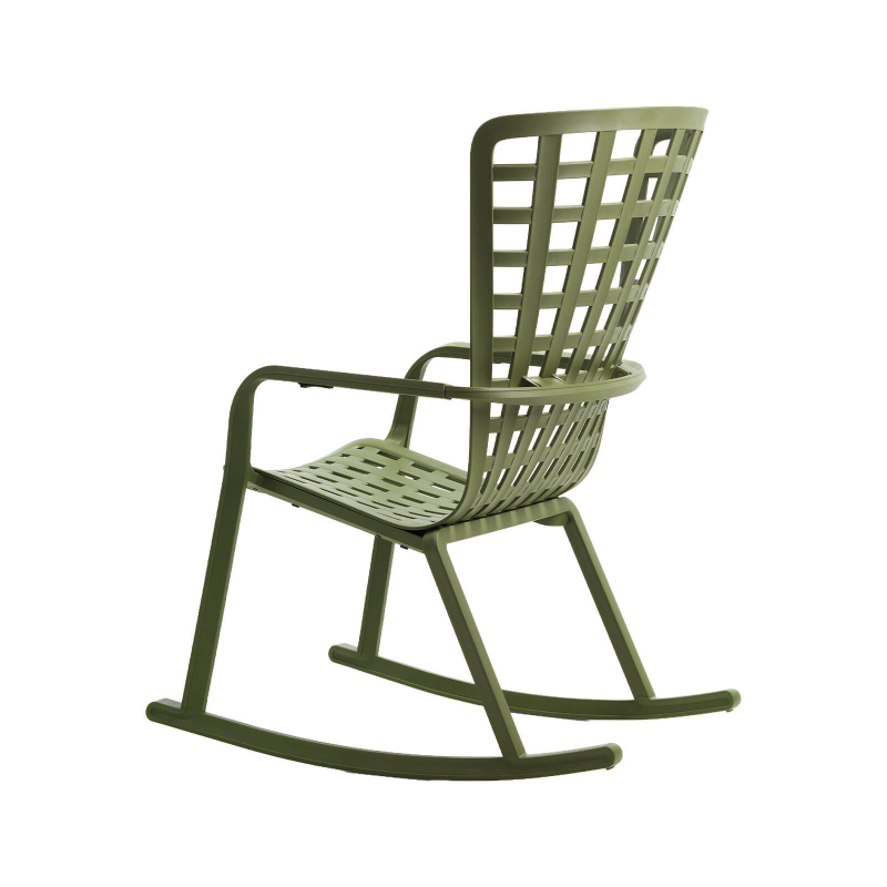 Folio - Rocking chair design réglable en polypropylène 