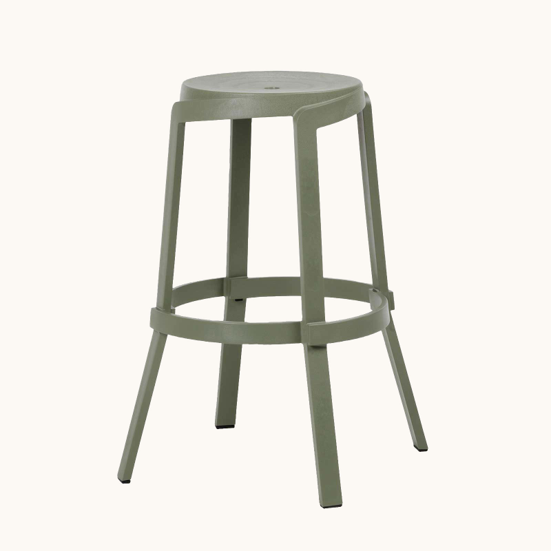 Stack Maxi - Tabouret bar de jardin recyclé empilable