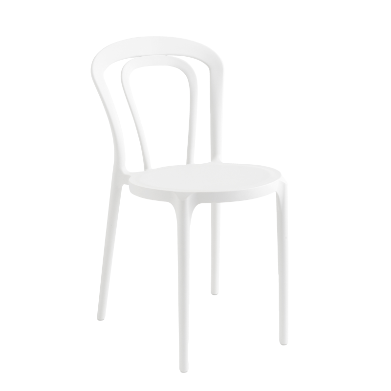 Caffè Connubia® - Chaise bistrot de jardin en polypropylène