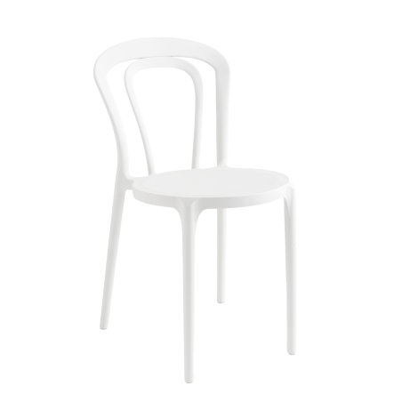 Caffè Connubia® - Chaise bistrot de jardin en polypropylène