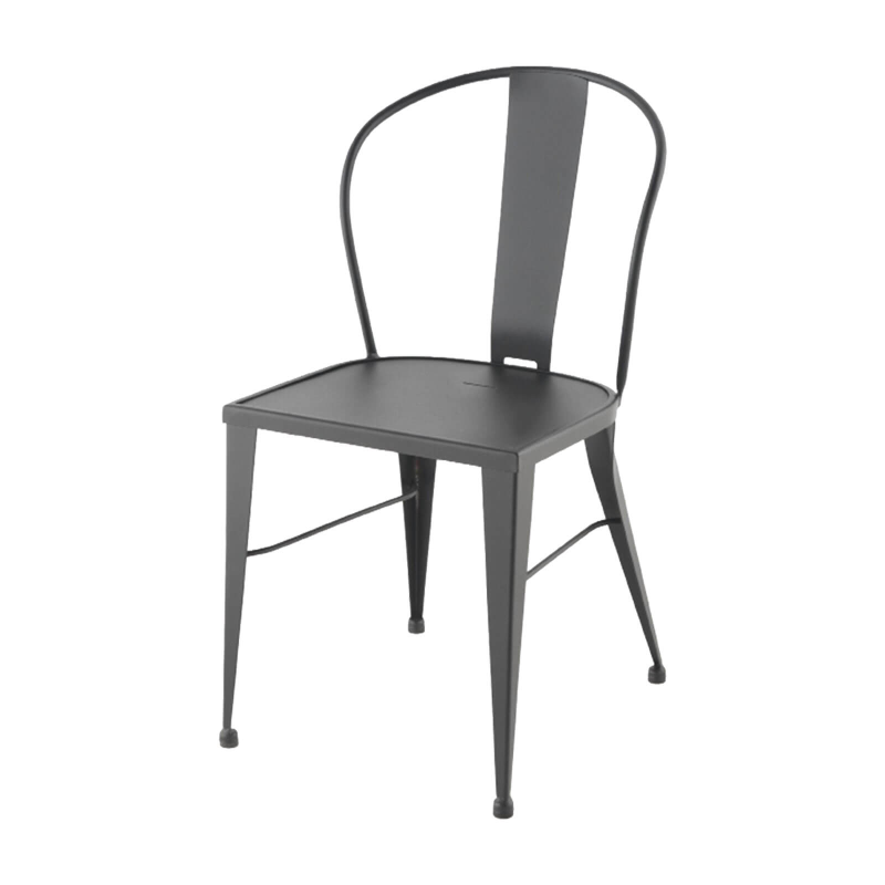 Turia S531 - Chaise de jardin vintage en métal style industriel