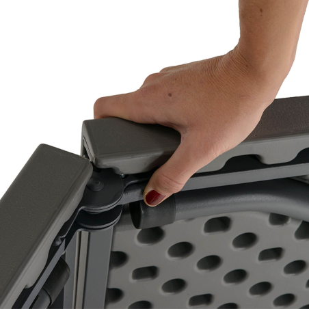 Sharptable - Table pliante en plastique et métal