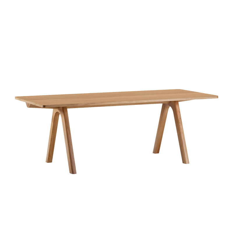 Chevron - Table de designer en bois