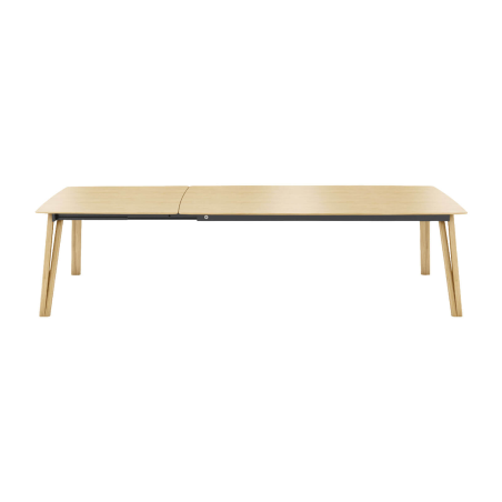Rennes Mobitec® - Table en bois massif extensible pieds épingle