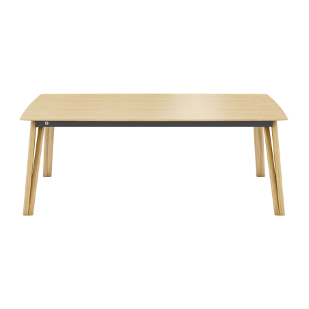 Rennes Mobitec® - Table en bois massif extensible pieds épingle