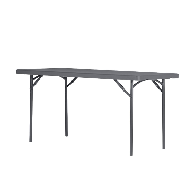 XXL - Table pliante rectangulaire gris foncé