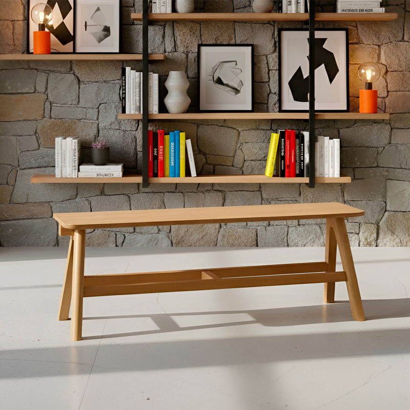 Chevron - Banc design en bois