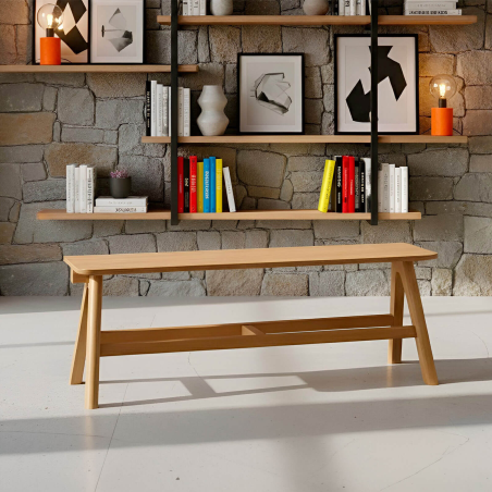 Chevron - Banc design en bois