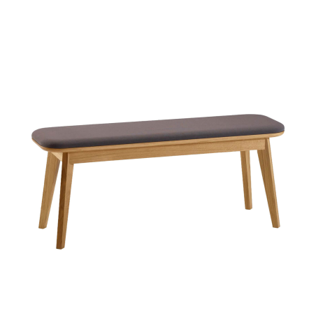 Snack - Banc en tissu et bois massif