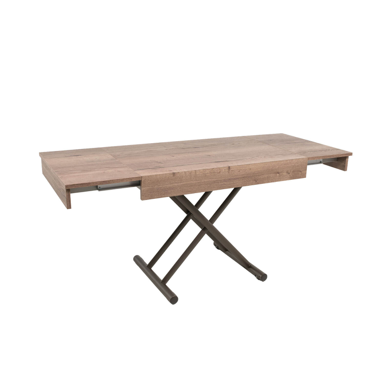 Compact - Table réglable en hauteur et extensible en mélaminé