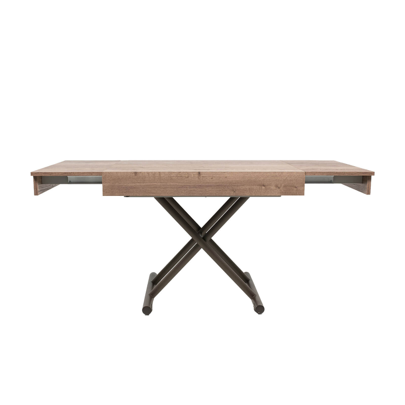 Compact - Table réglable en hauteur et extensible en mélaminé