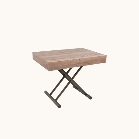 Compact - Table réglable en hauteur et extensible en mélaminé